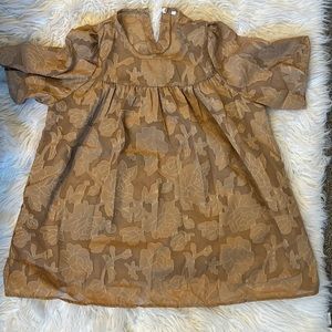 Vintage floral beige top. Brand new.